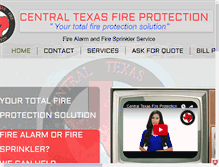 Tablet Screenshot of centraltexasfire.com